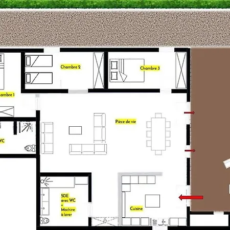 T4 Caminu 110m2 - Jardin, Piscine, 6 Pers, Parking Appartamento Porto Vecchio